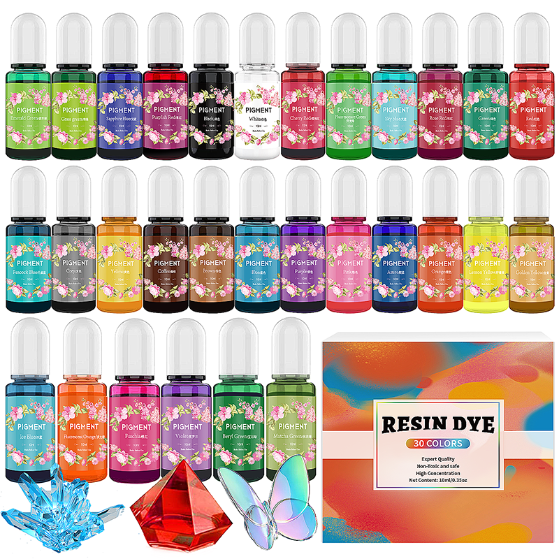 Resin Pigment Set - DIY Epoxy Resin Pigment Kit Candle