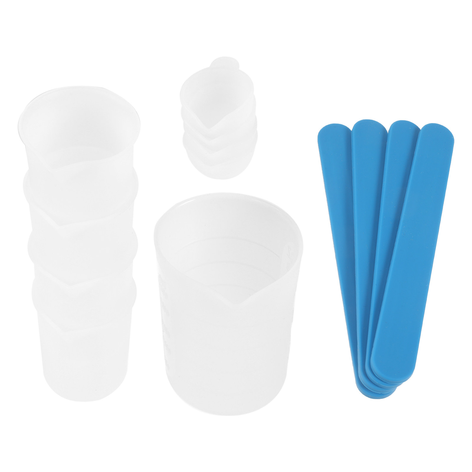 Mixing Cup Silicone - 1Set Epoxy Mixing Tools Silicone Cups