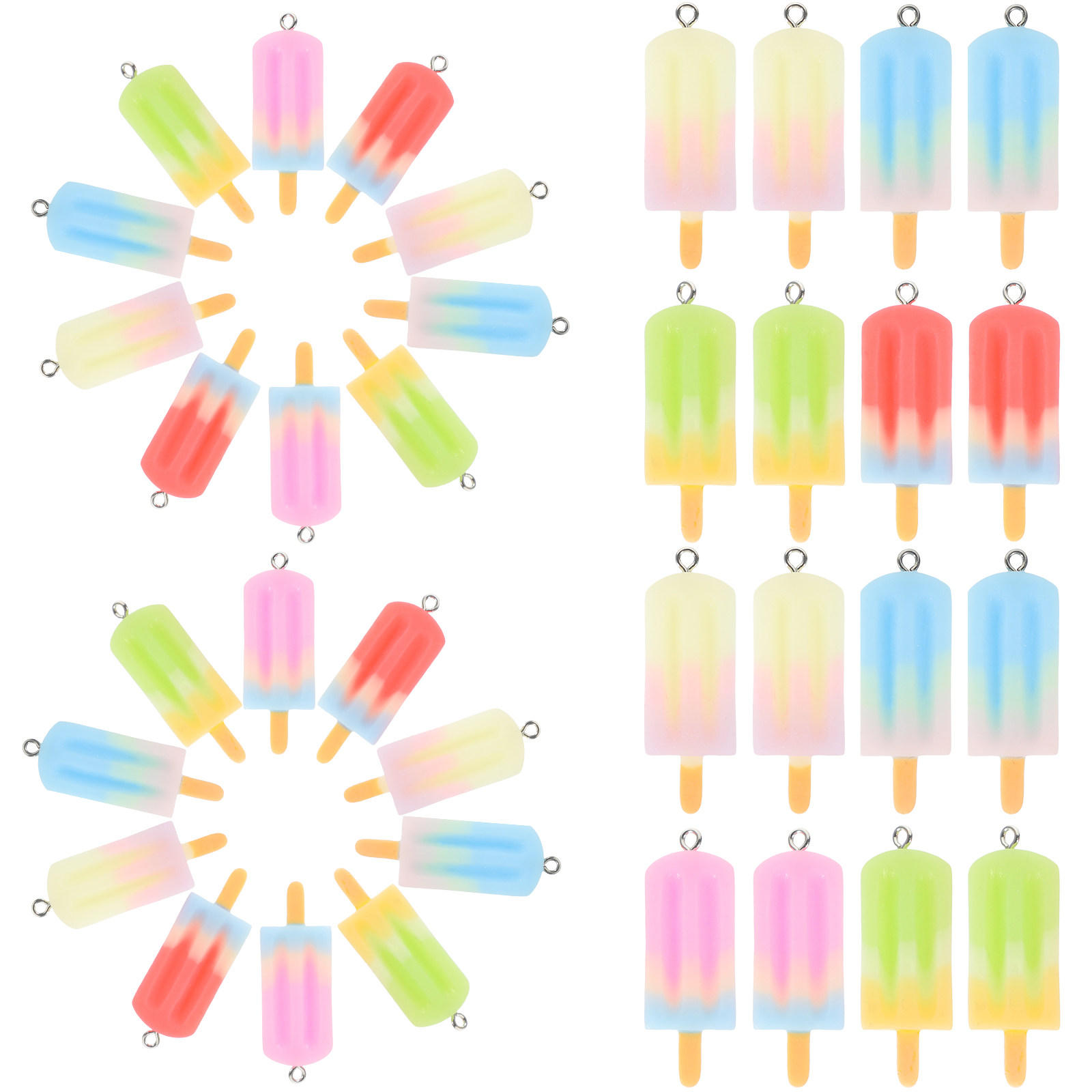 25Pcs Creative Resin Ice Cream - Resin Craft Supplies avaliação e preço