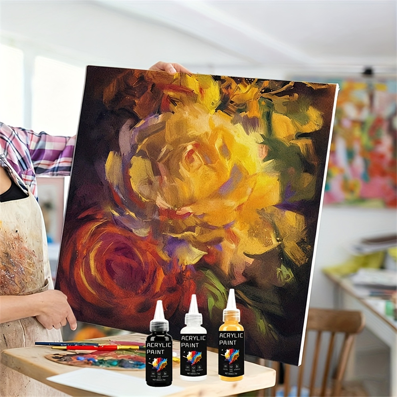 Acrylic Paint Set 6 Colors 50m - Resin Pigment Set avaliação e preço
