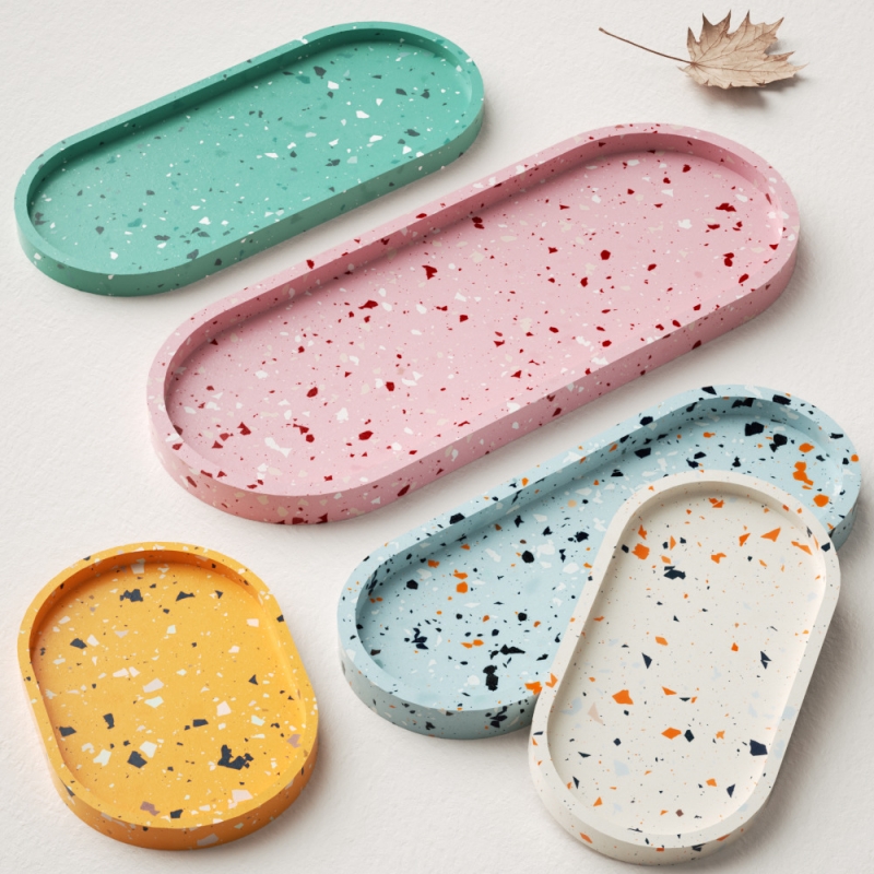 Oval Shape Plaster Storage Tra - Serving Tray Mold avaliação e preço