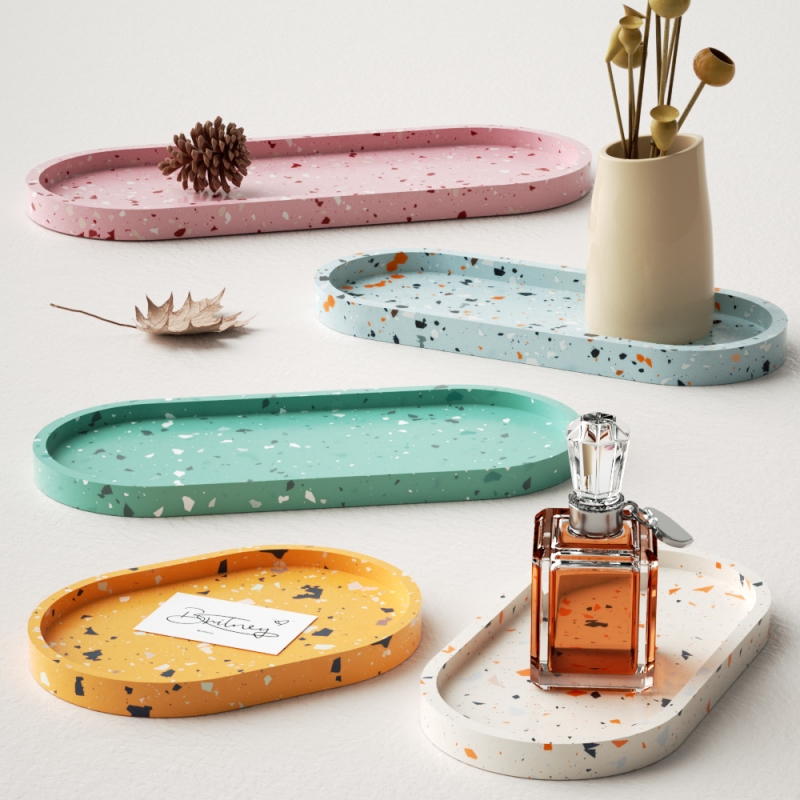 Oval Shape Plaster Storage Tra - Serving Tray Mold avaliação e preço