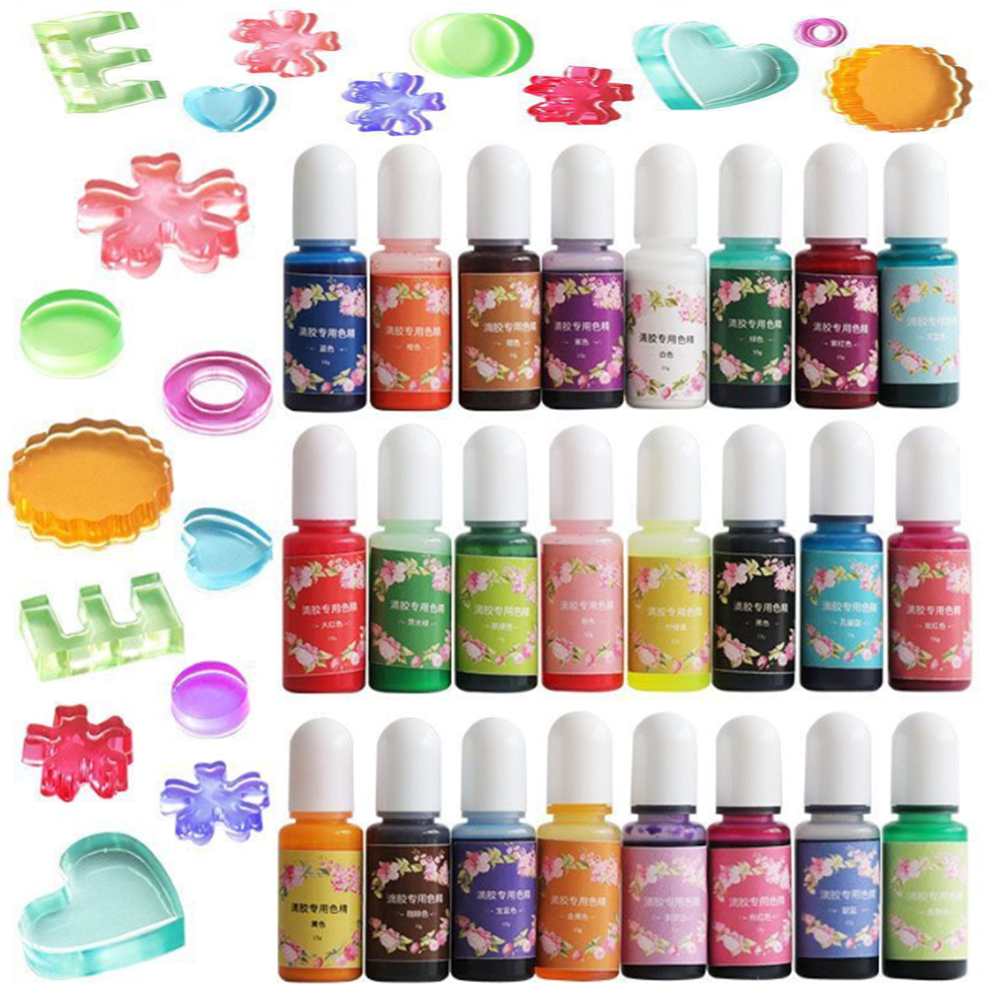 26 Colors 10ml Epoxy Resin Pig - Resin Pigment Set avaliação e preço
