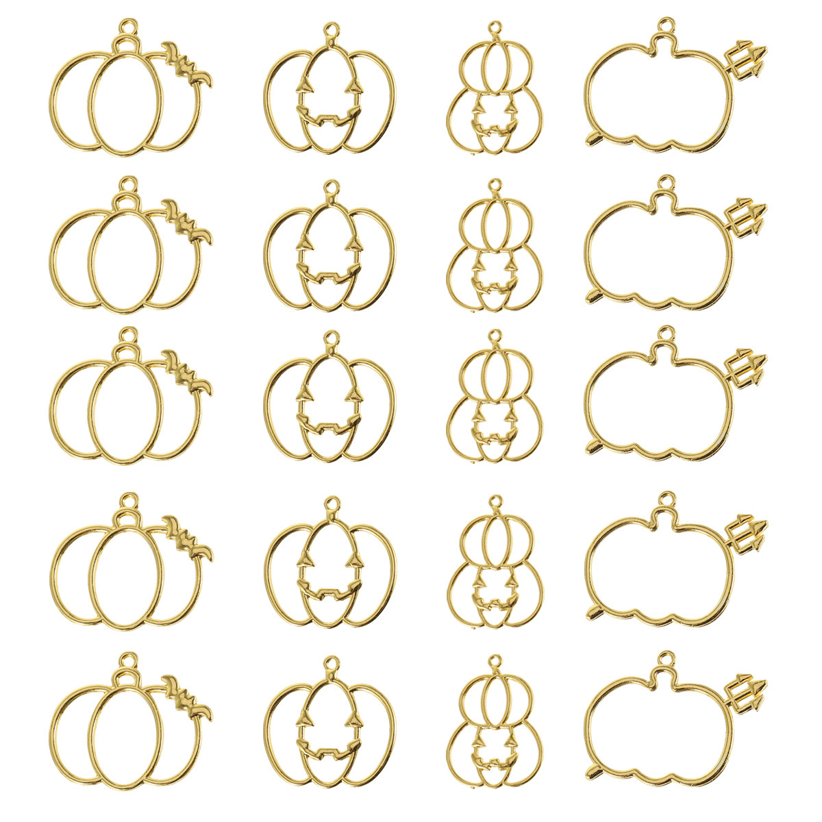 20Pcs DIY Pumpkin Resin Pendan - Resin Crafts avaliação e preço