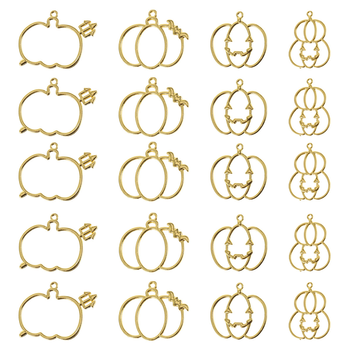 20Pcs DIY Pumpkin Resin Pendan - Resin Crafts avaliação e preço