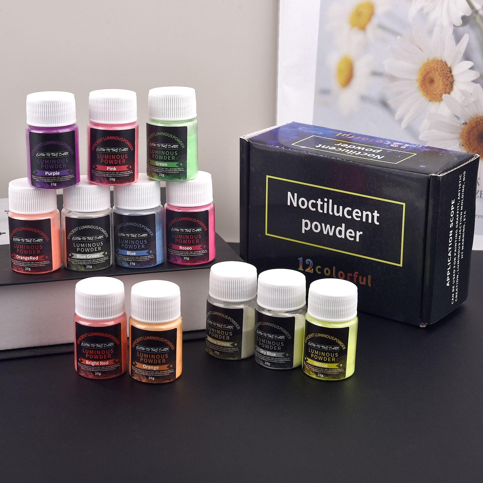 20g Long Lasting Bright Lumino - Resin Pigment Set avaliação e preço