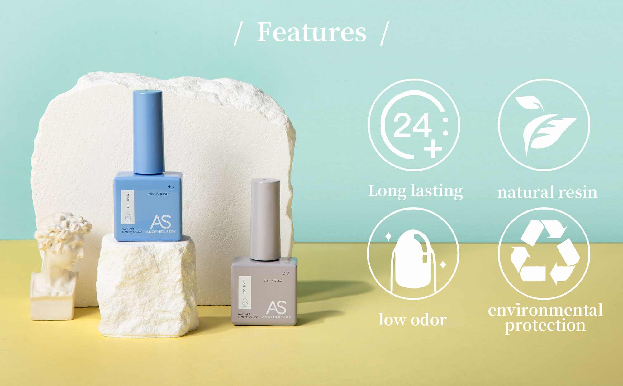 AS 15ml Gel Nail Polish Not Se - Resin Glitter Pack avaliação e preço