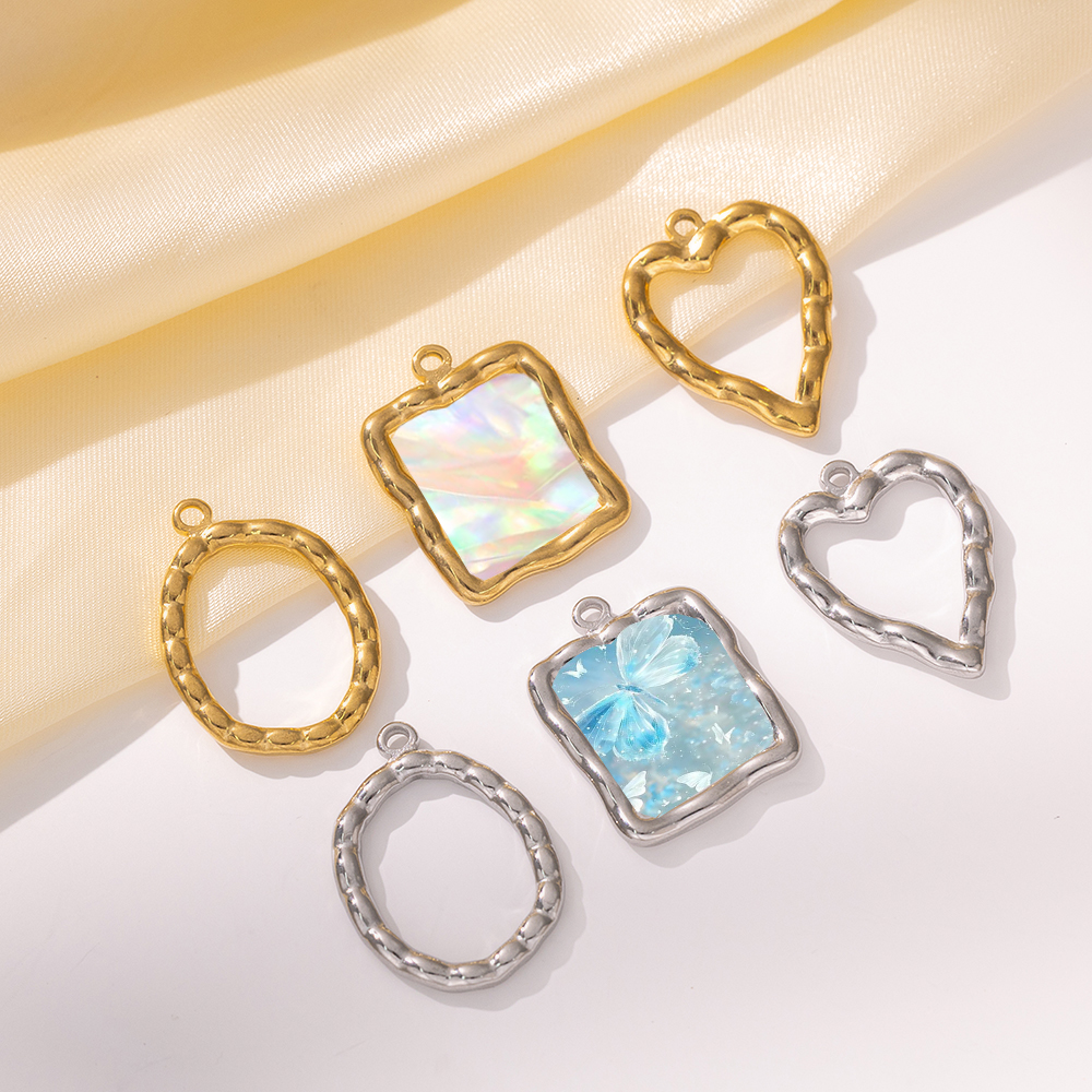 5pcs Stainless Steel Heart Rou - Resin Craft Supplies avaliação e preço