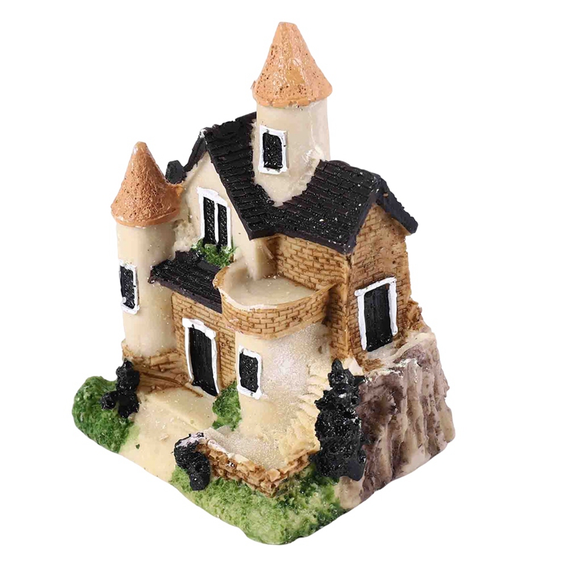 Cute Mini Resin House Miniatur - Resin Crafts avaliação e preço