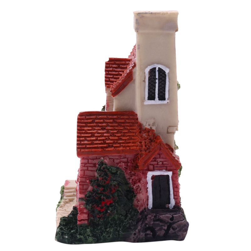 Cute Mini Resin House Miniatur - Resin Crafts avaliação e preço