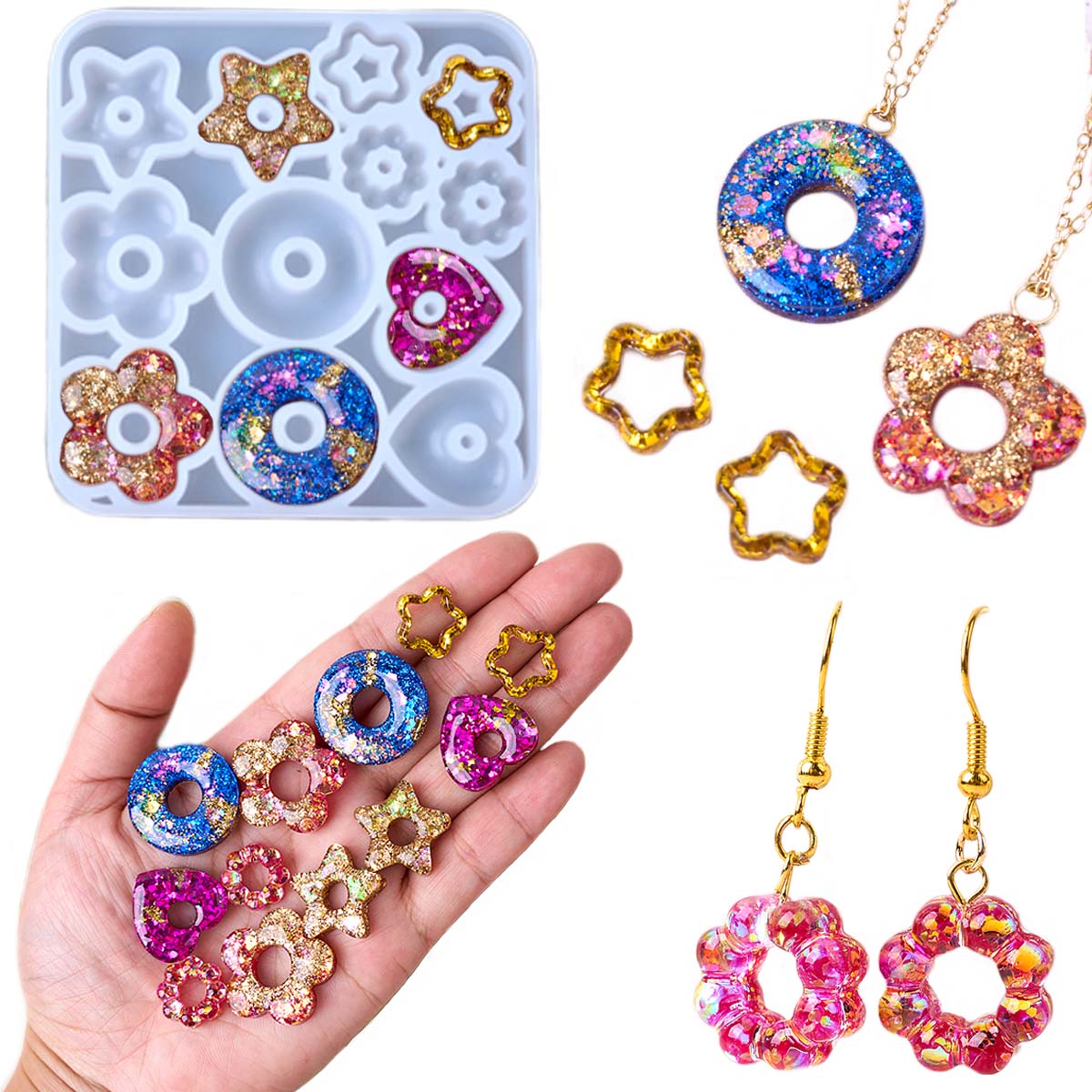 Multifuntional Jewelry Silicon - Resin Craft Ideas avaliação e preço