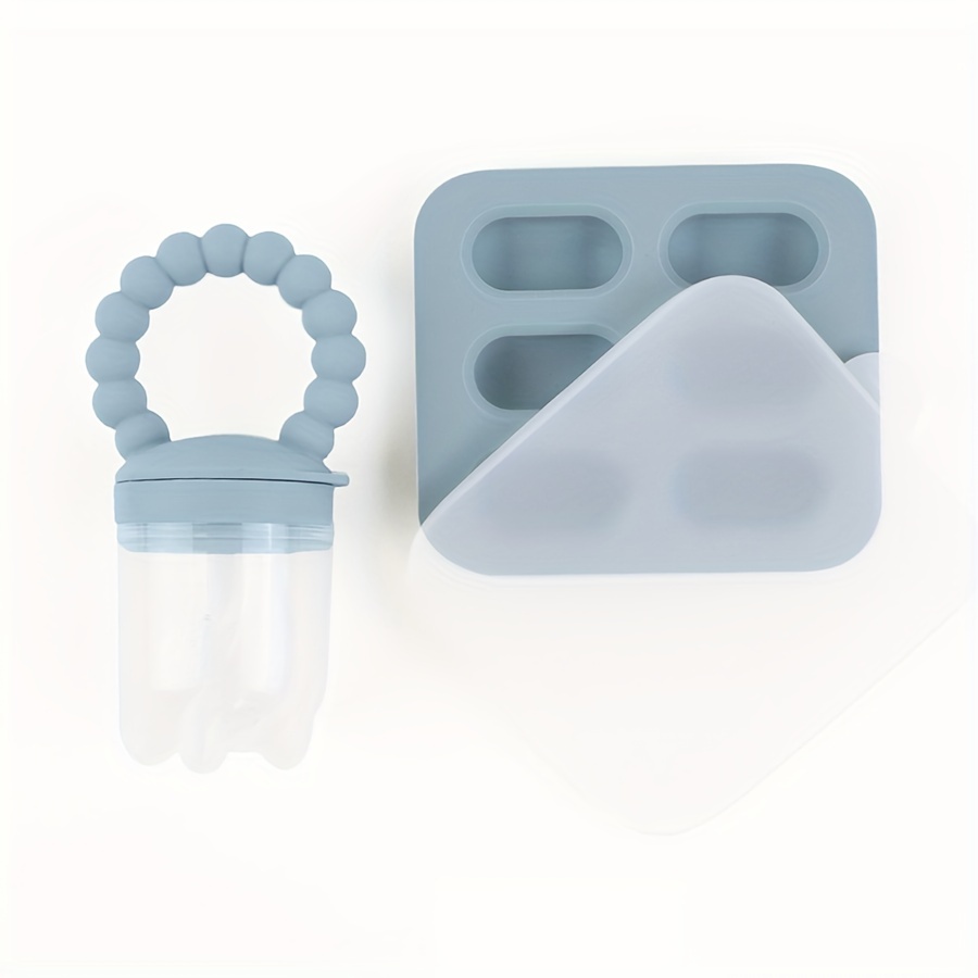 2pcs/set Baby Feeding Set: Fru - Silicone Mold Tray avaliação e preço