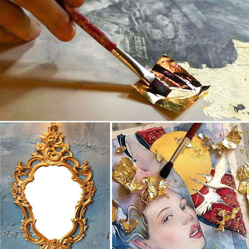 20 Pcs Gold Leaf Sheets: Versa - Gold Foil Flakes avaliação e preço