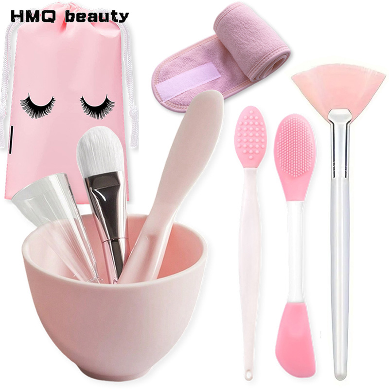 9pcs/set Silicone Face Mask Mi - Mixing Cup Silicone avaliação e preço