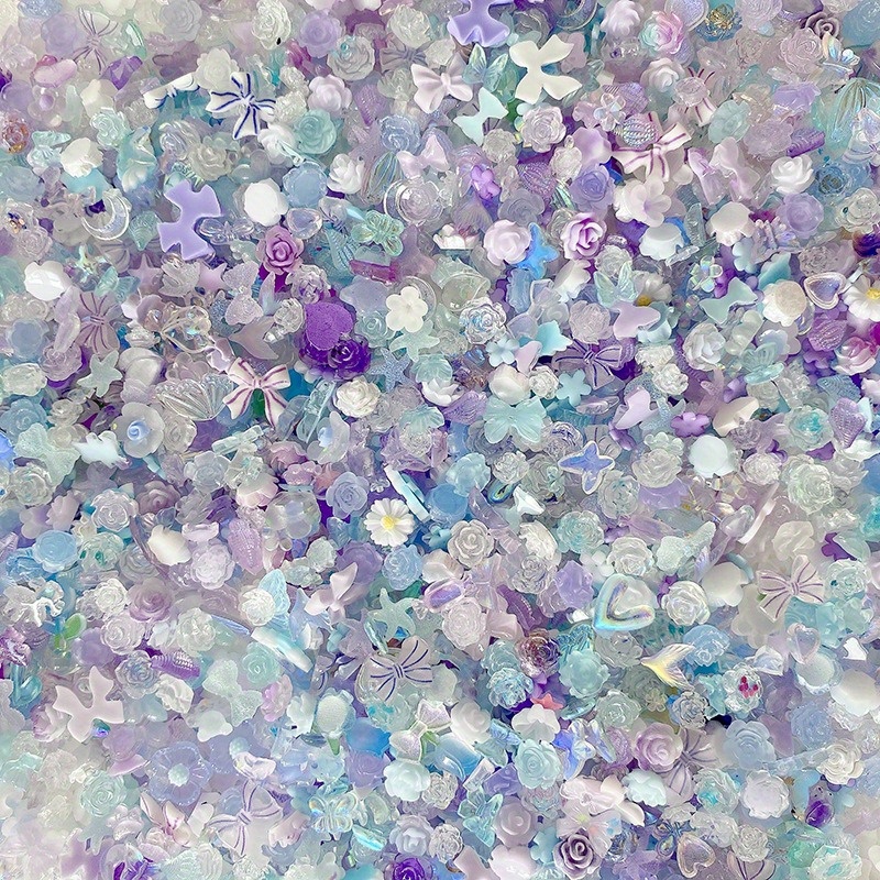 50pcs/pack Luminous Light Resi - Resin Glitter Pack avaliação e preço