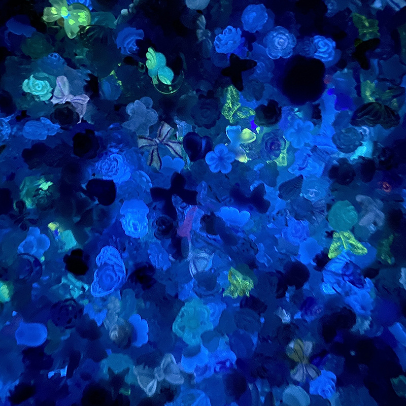 50pcs/pack Luminous Light Resi - Resin Glitter Pack avaliação e preço