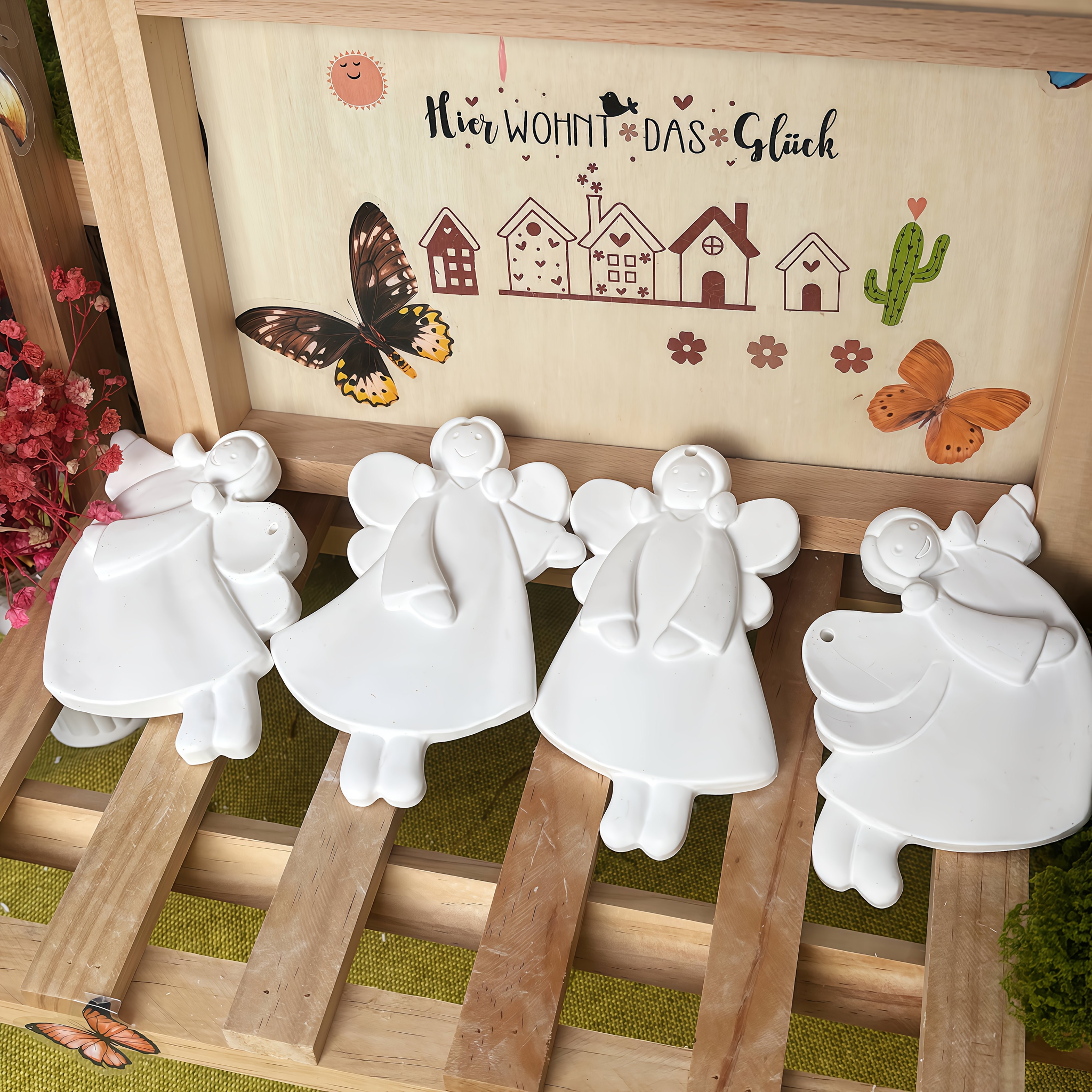 4pcs Angel Pendant Mold, Resin - Resin Craft Ideas avaliação e preço