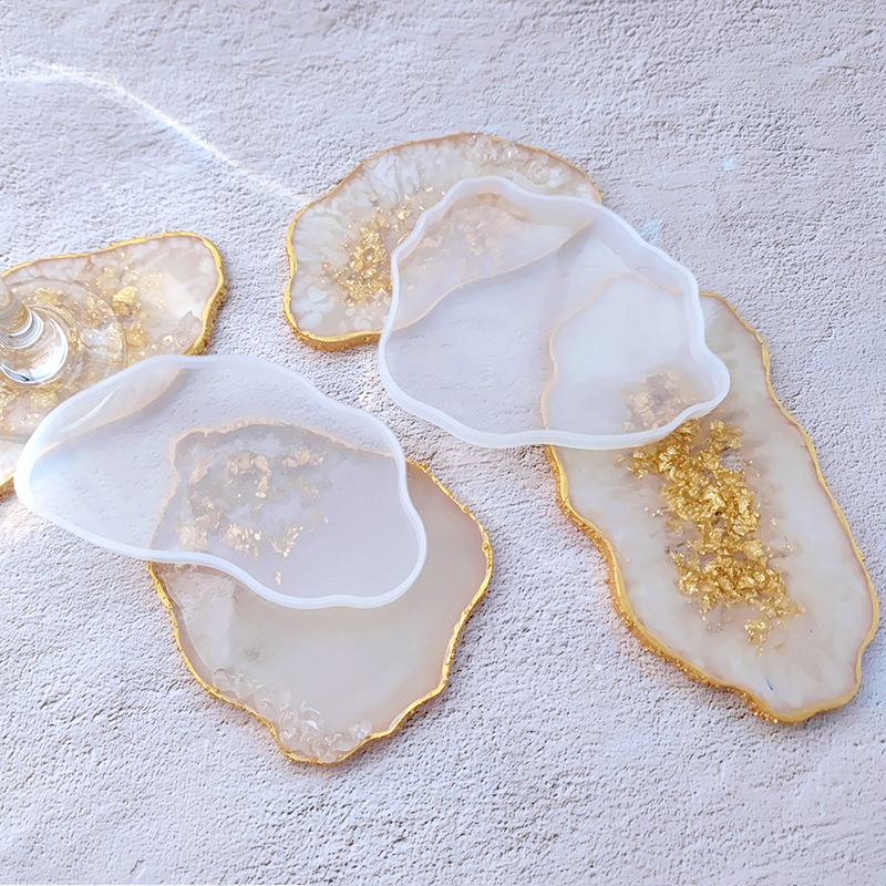 DM272 Resin GoGo Irregular Sha - Geode Mold Silicone avaliação e preço