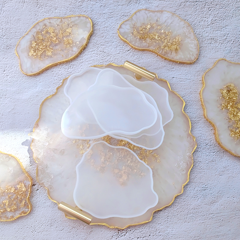 DM272 Resin GoGo Irregular Sha - Geode Mold Silicone avaliação e preço