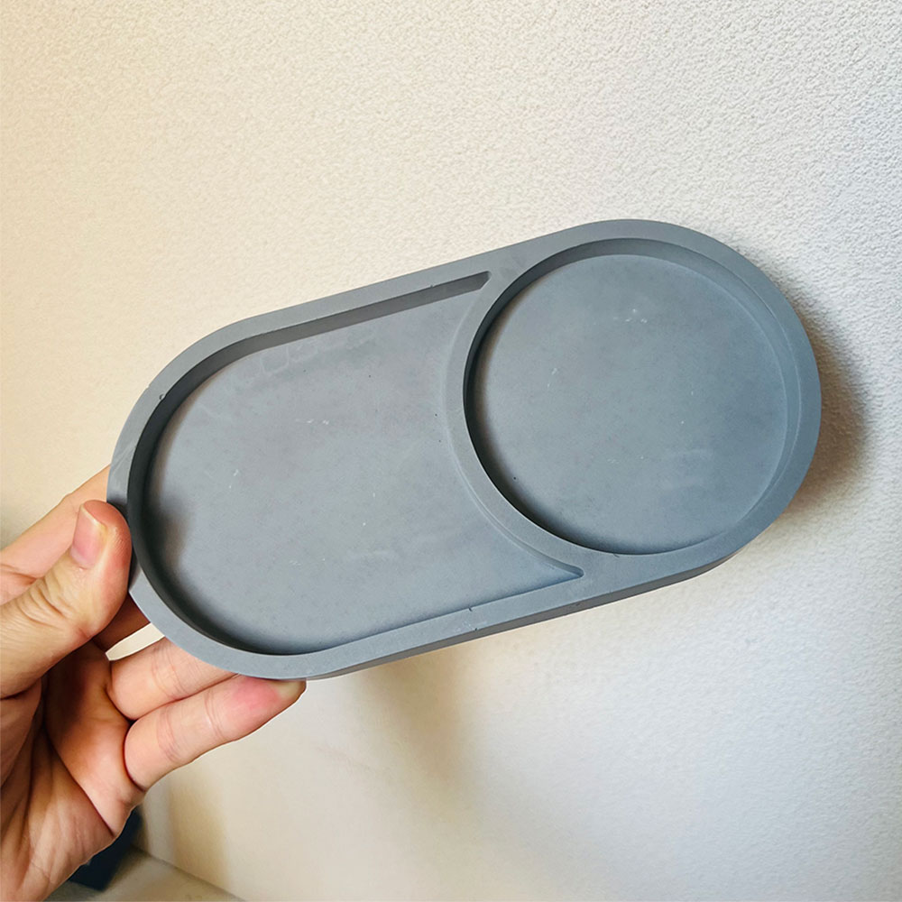 Oval Storage Tray Concrete Mol - Serving Tray Mold avaliação e preço