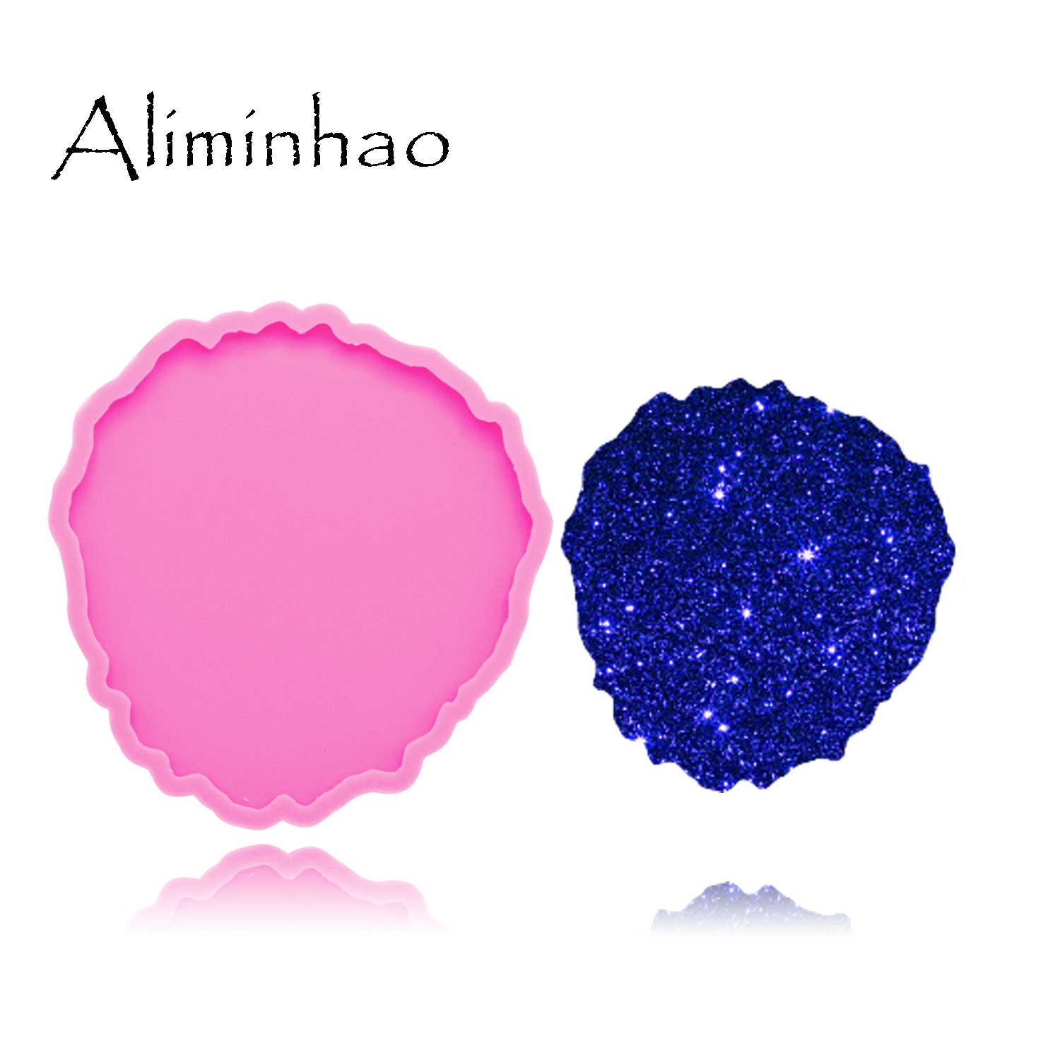 DY0278 Shiny High quality roun - Geode Mold Silicone avaliação e preço