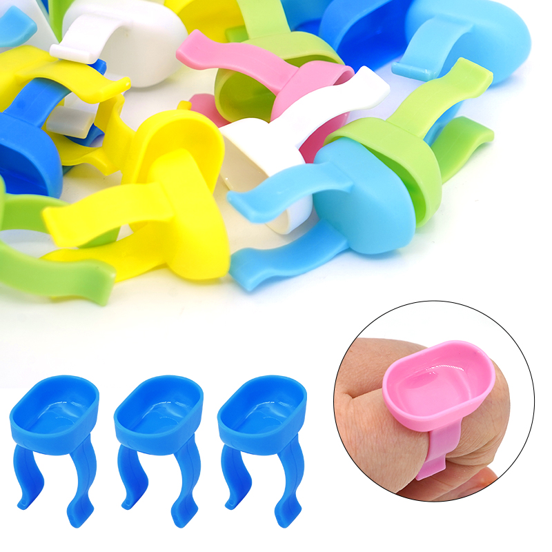 20pcs Dental Mixing Finger Rin - Mixing Cup Silicone avaliação e preço
