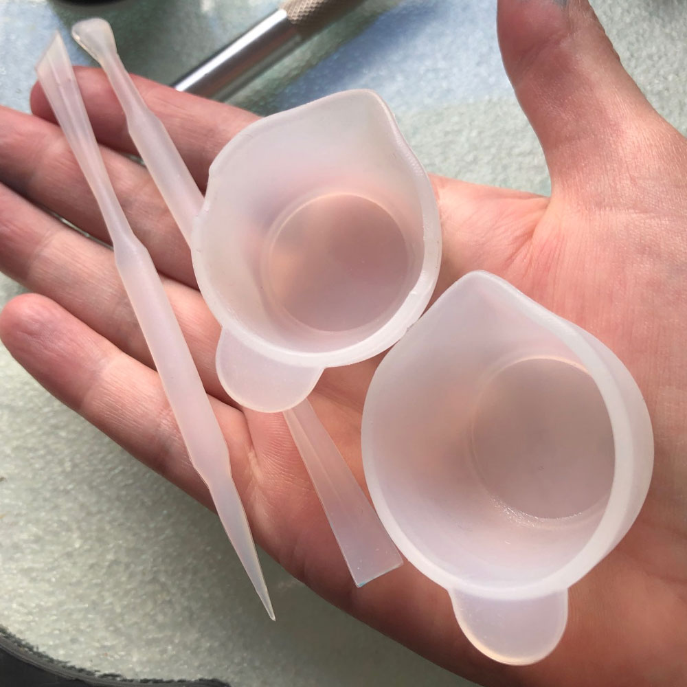 DIY Resin Jewelry Making Tool  - Mixing Cup Silicone avaliação e preço