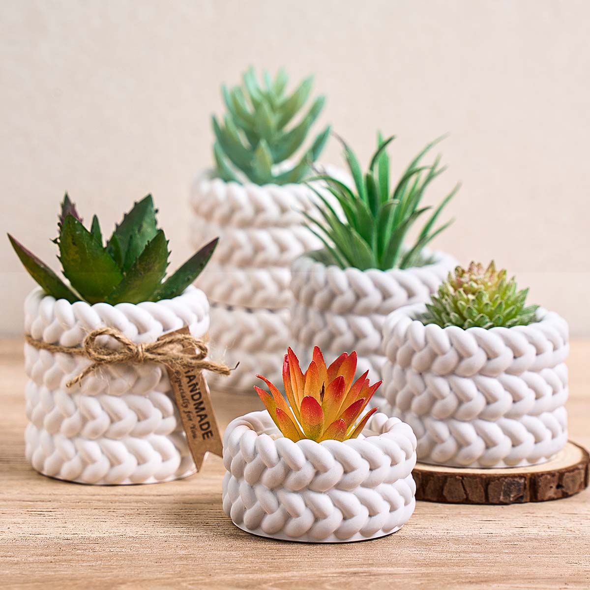 Woven Candle Jar Silicone Mold - Serving Tray Mold avaliação e preço