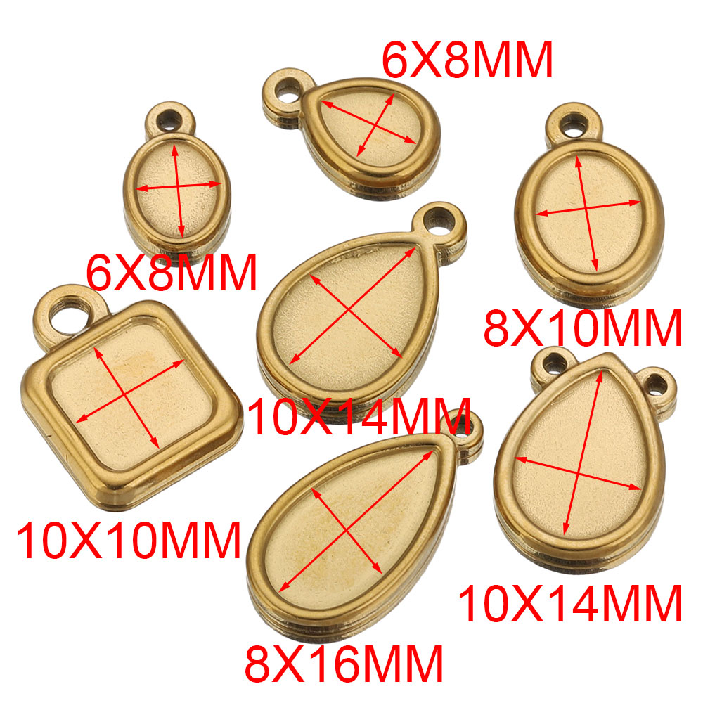 5pcs Stainless Steel Square Dr - Resin Craft Supplies avaliação e preço