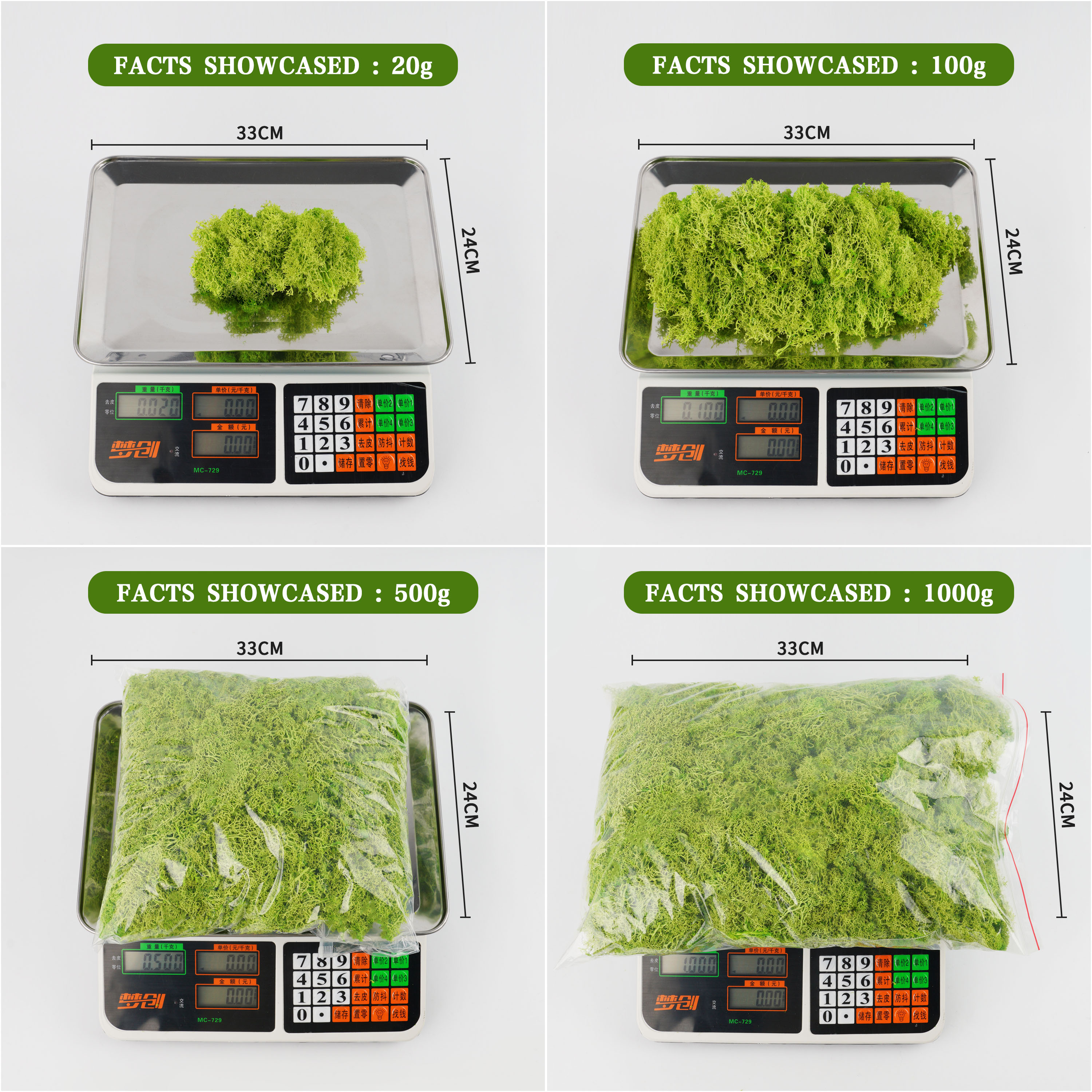 20/40/100g Eternal Life Moss D - Terrarium Moss Art avaliação e preço