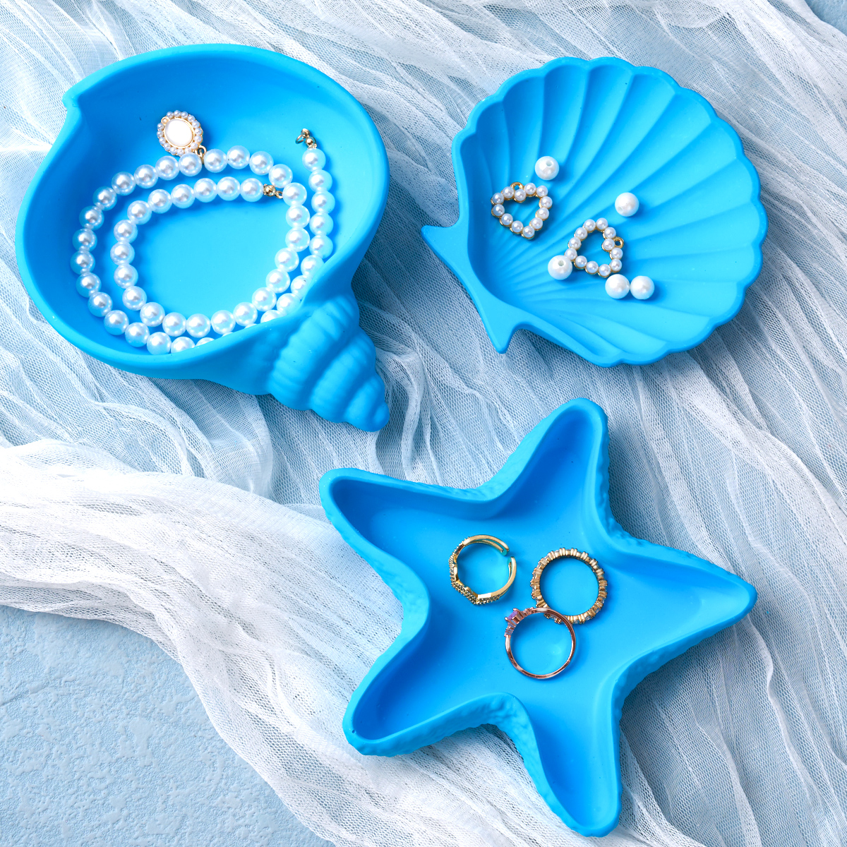 DIY Concrete Starfish Starage  - Serving Tray Mold avaliação e preço