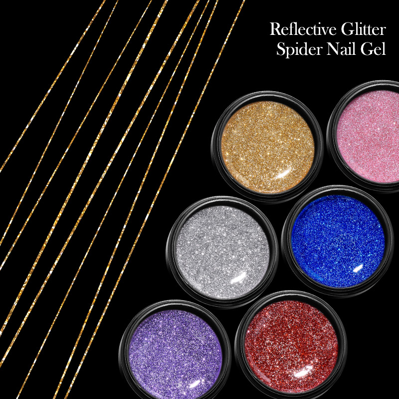 6Pcs/Set Reflective Glitter Sp - Resin Glitter Pack avaliação e preço