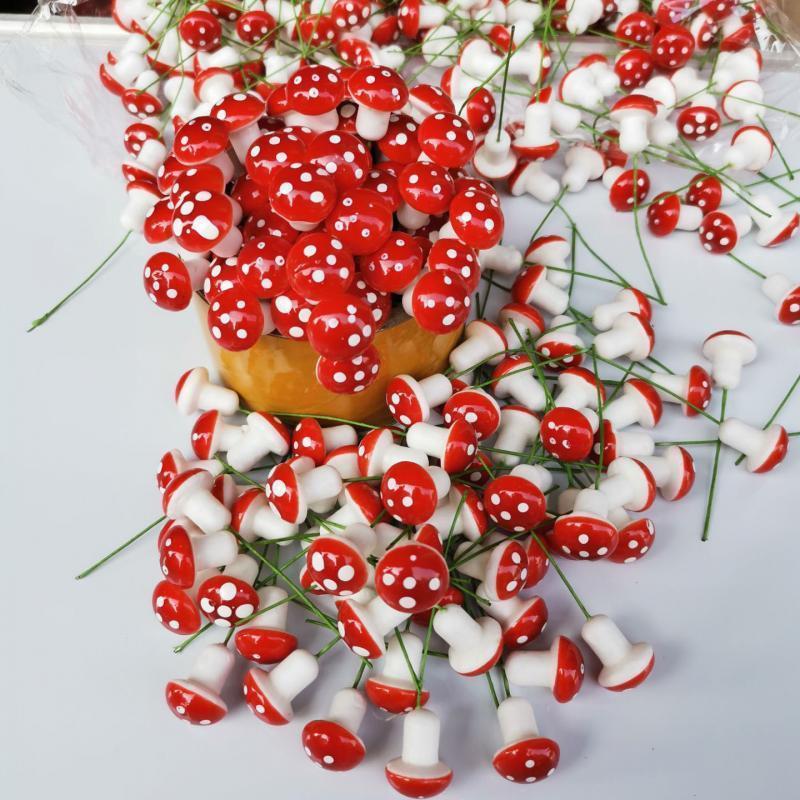 10-80PCS Mini Color Mushroom D - Terrarium Moss Art avaliação e preço