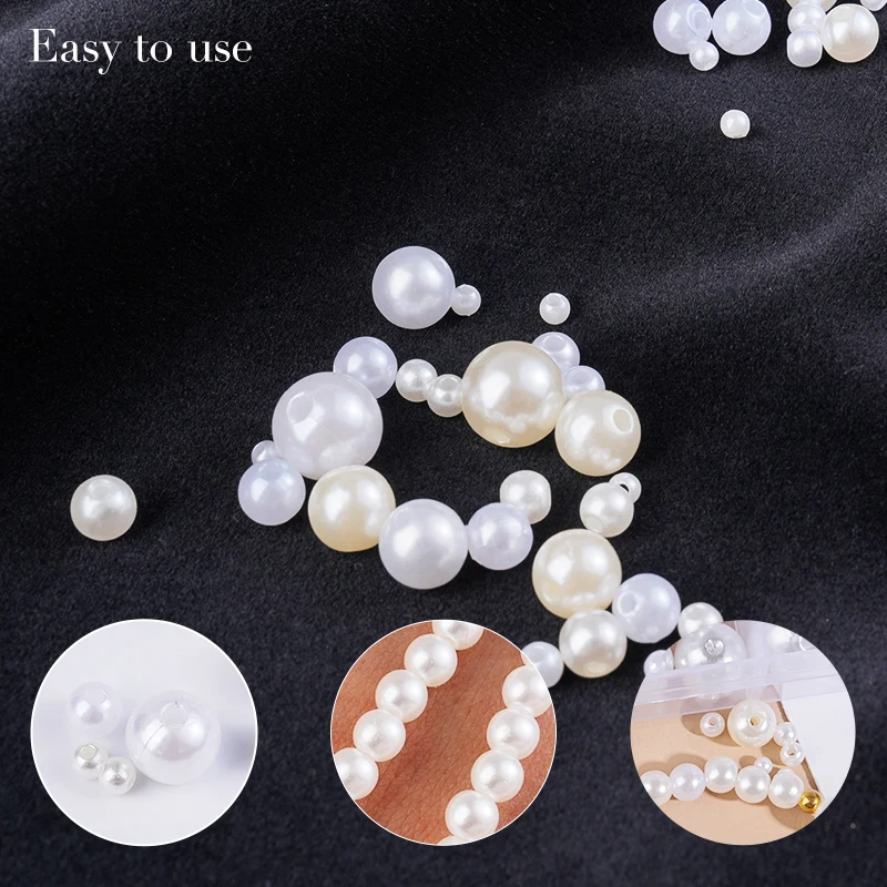 800pcs Artificial Faux Pearl R - Resin Crafts avaliação e preço