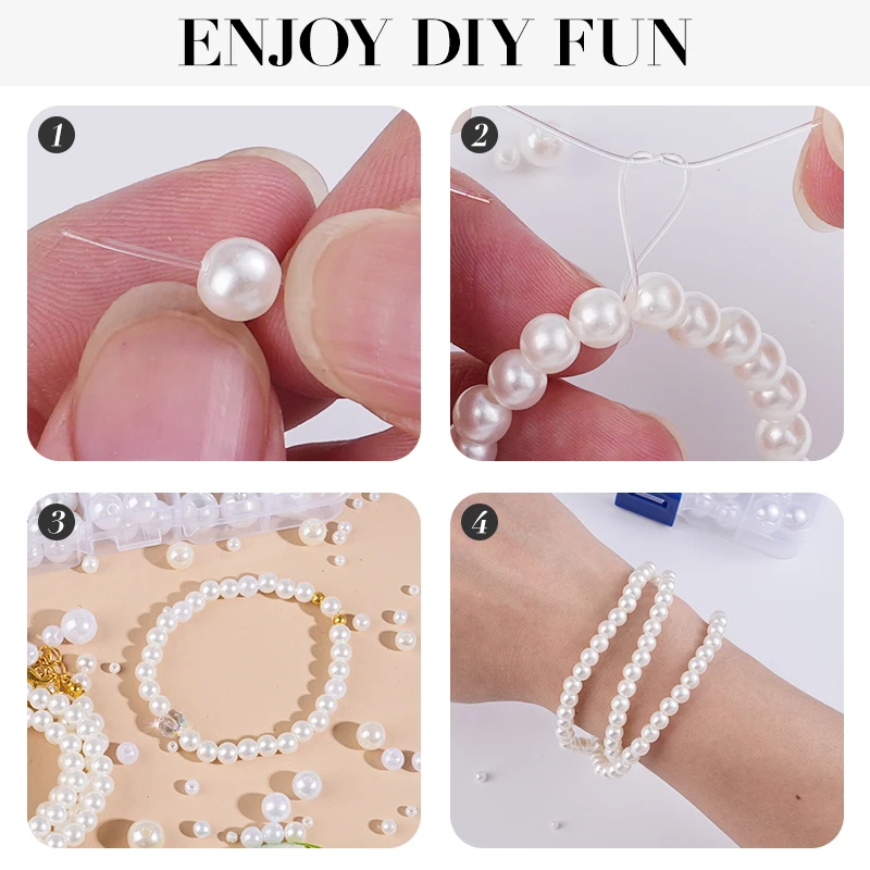 800pcs Artificial Faux Pearl R - Resin Crafts avaliação e preço