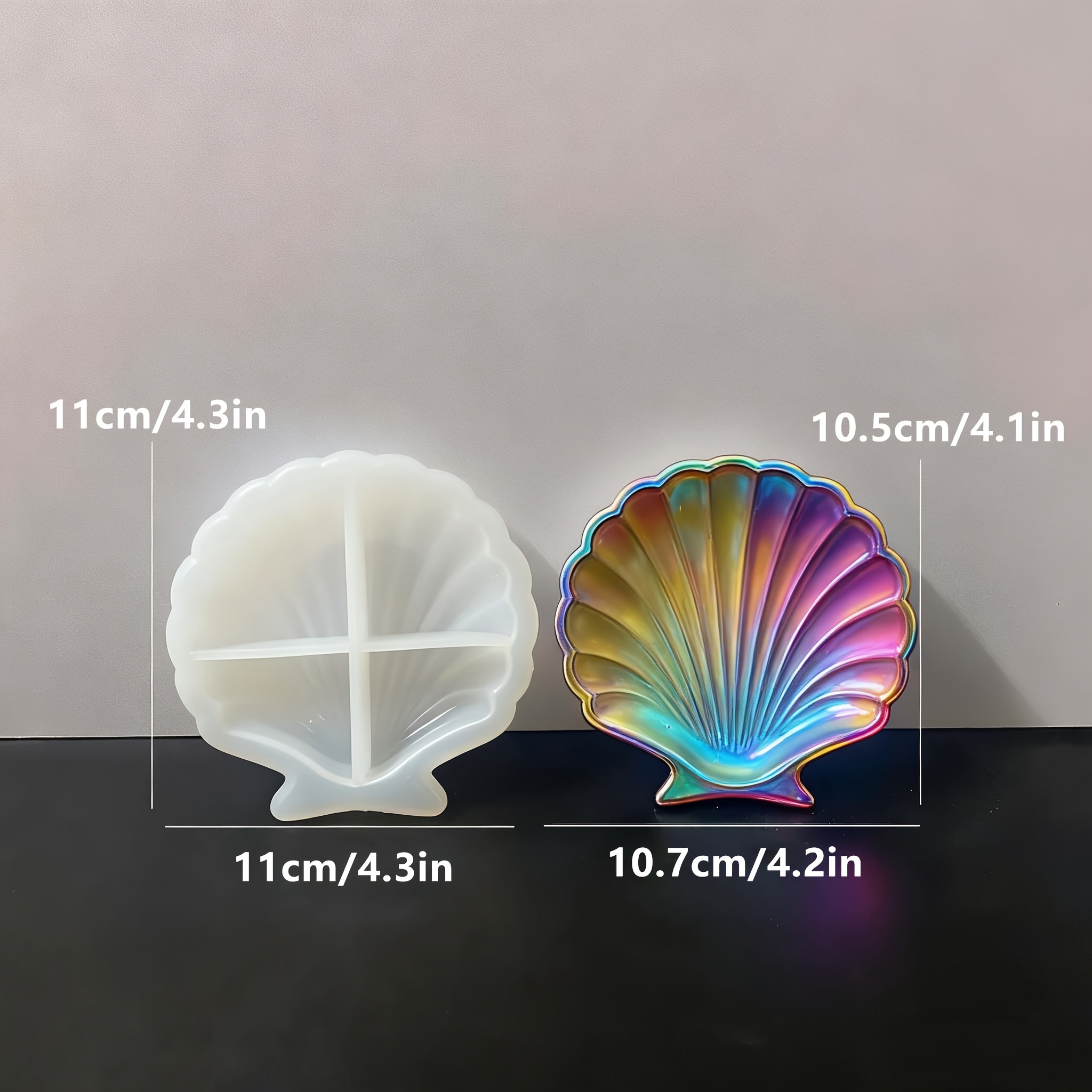 1 piece of silicone shell resi - Resin Craft Ideas avaliação e preço