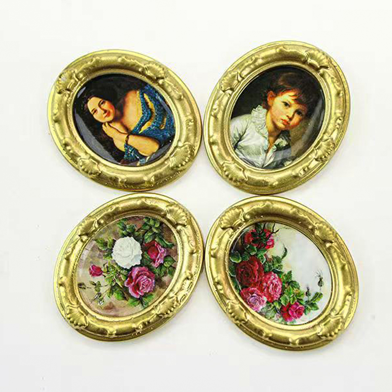 2 pieces of miniature oil pain - Resin Crafts avaliação e preço