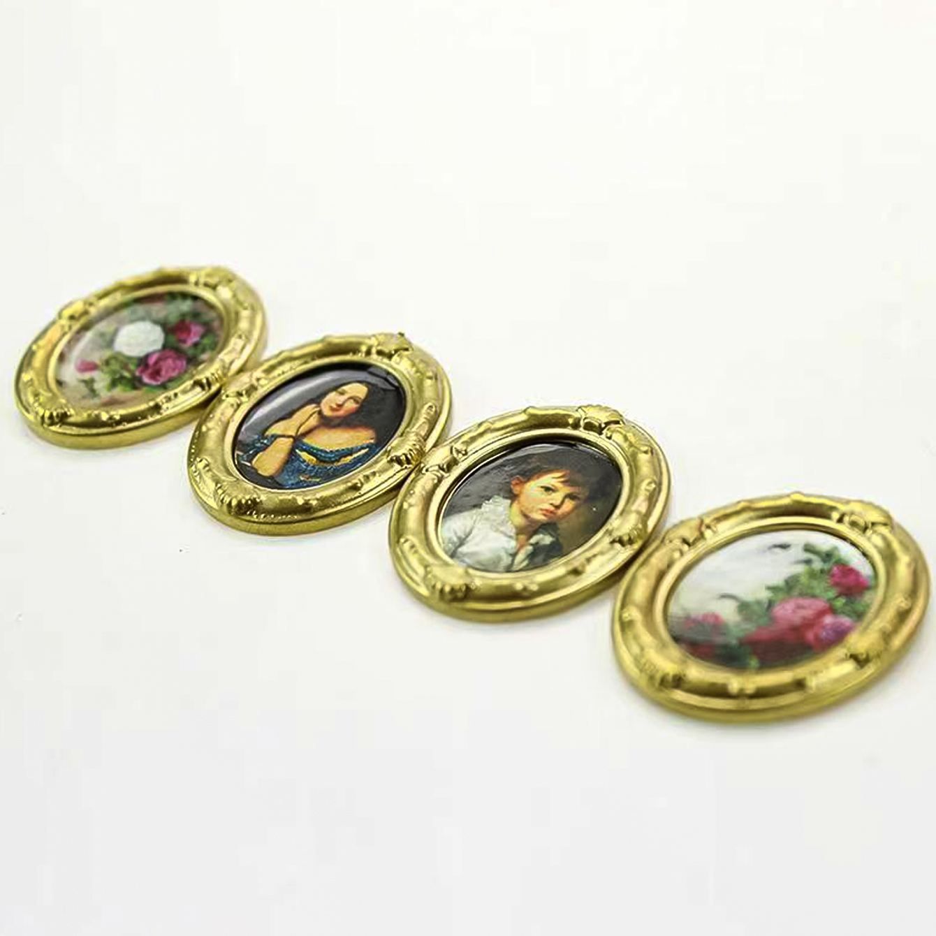 2 pieces of miniature oil pain - Resin Crafts avaliação e preço