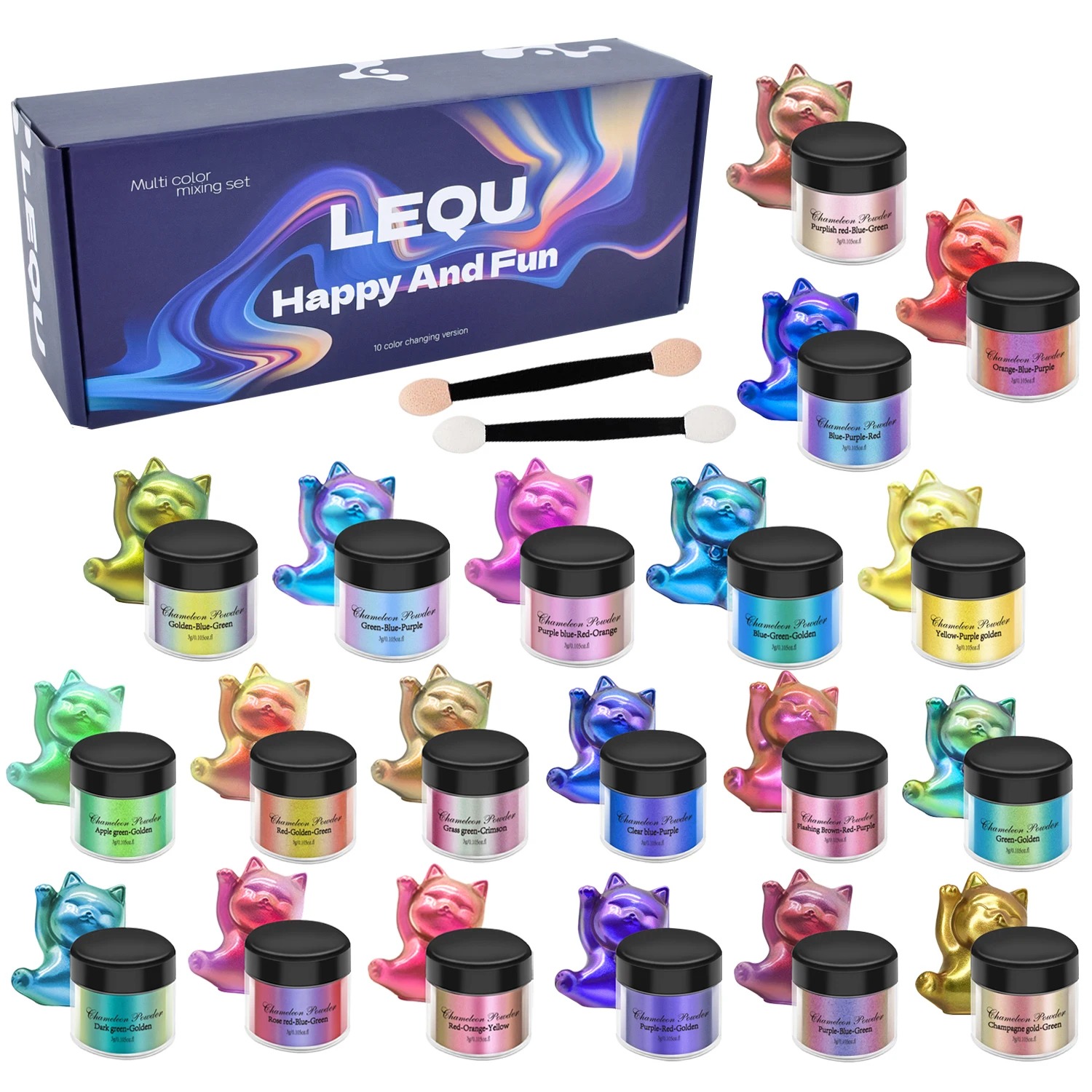 A set of chameleon pink nail c - Resin Pigment Set avaliação e preço