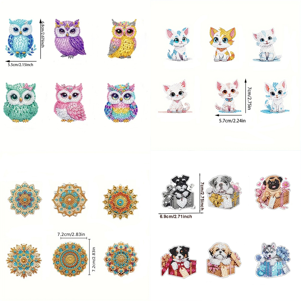 6-piece/set DIY Diamond Keycha - Resin Craft Ideas avaliação e preço
