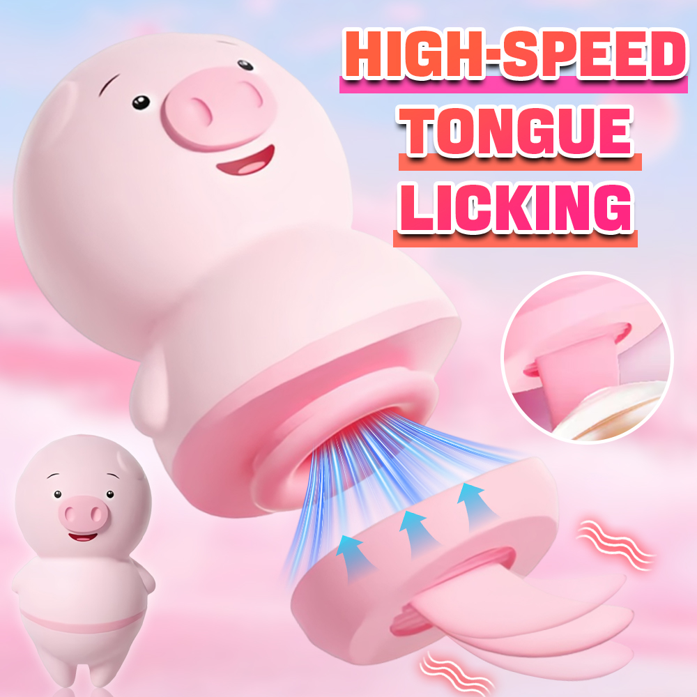 Mini Pig Licking Tongue Vibrat - Vacuum Chamber Small avaliação e preço
