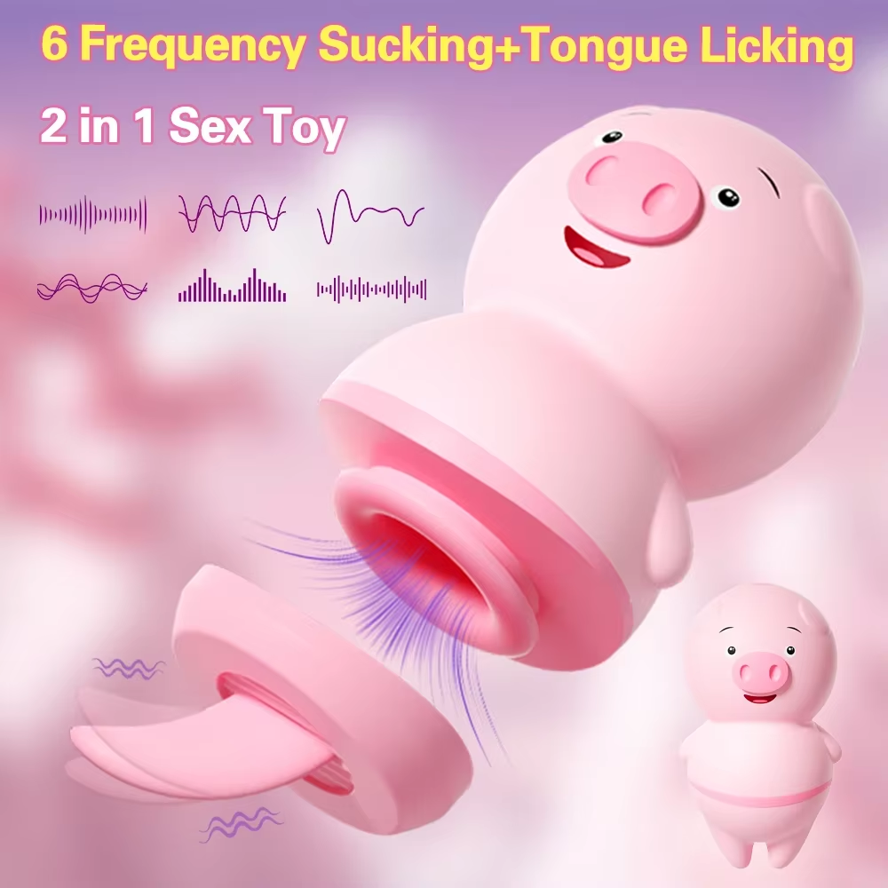Mini Pig Licking Tongue Vibrat - Vacuum Chamber Small avaliação e preço