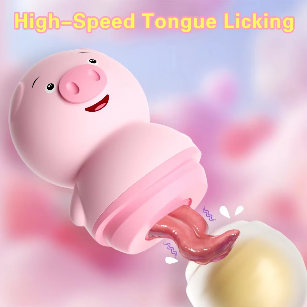 Mini Pig Licking Tongue Vibrat - Vacuum Chamber Small avaliação e preço