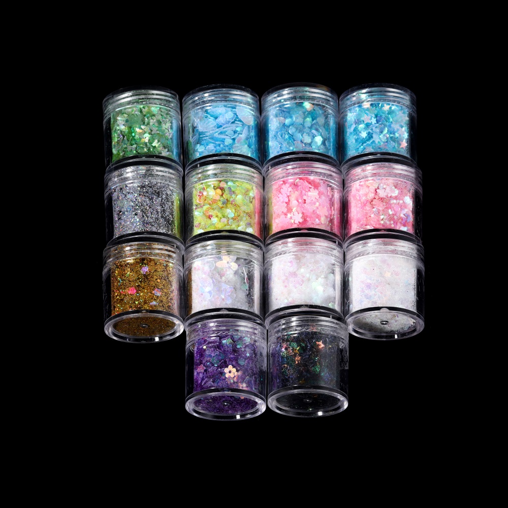 10ml/Box Glitter Epoxy Resin F - Gold Foil Flakes avaliação e preço