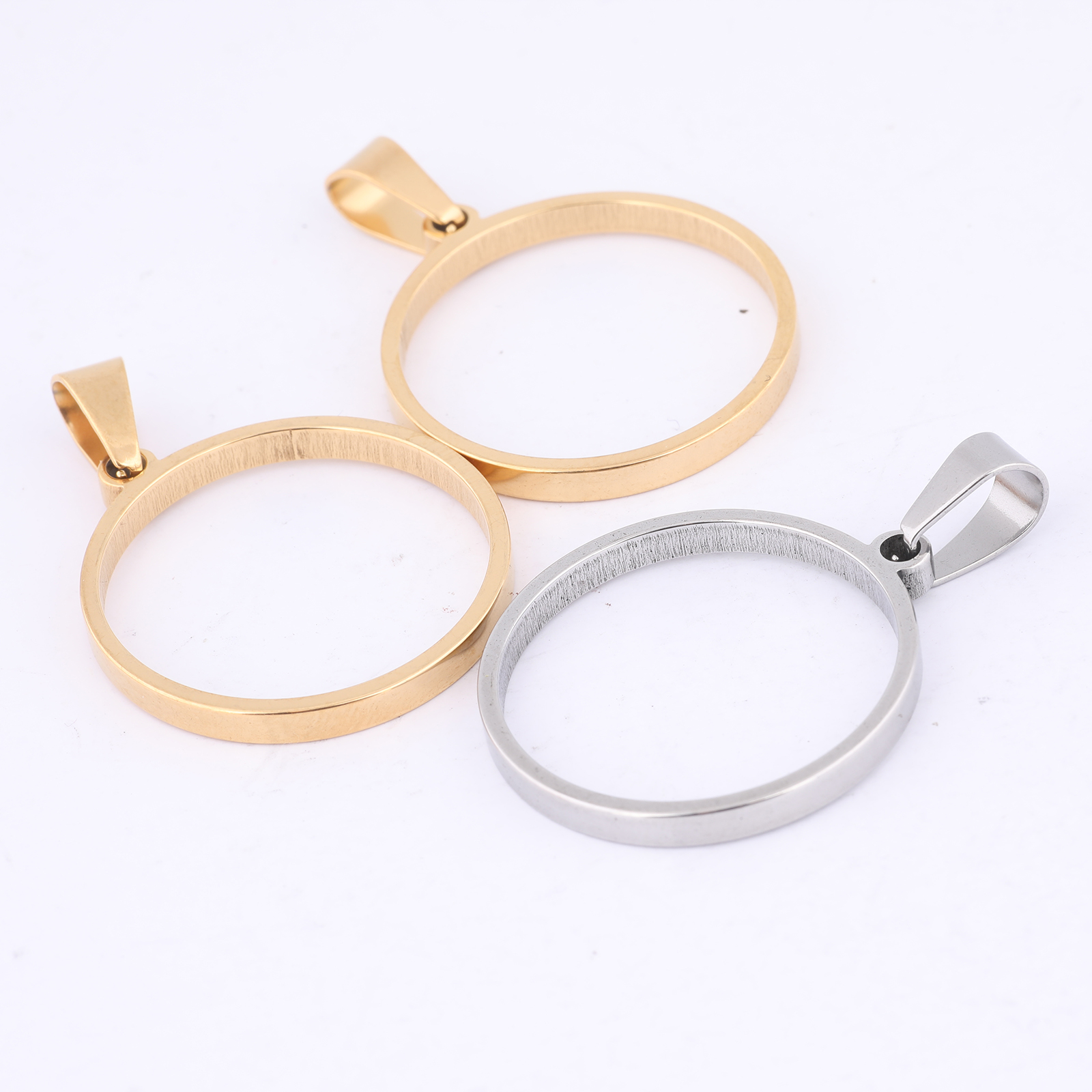 10pcs 25mm Round Open Bezel Ch - Resin Craft Projects avaliação e preço