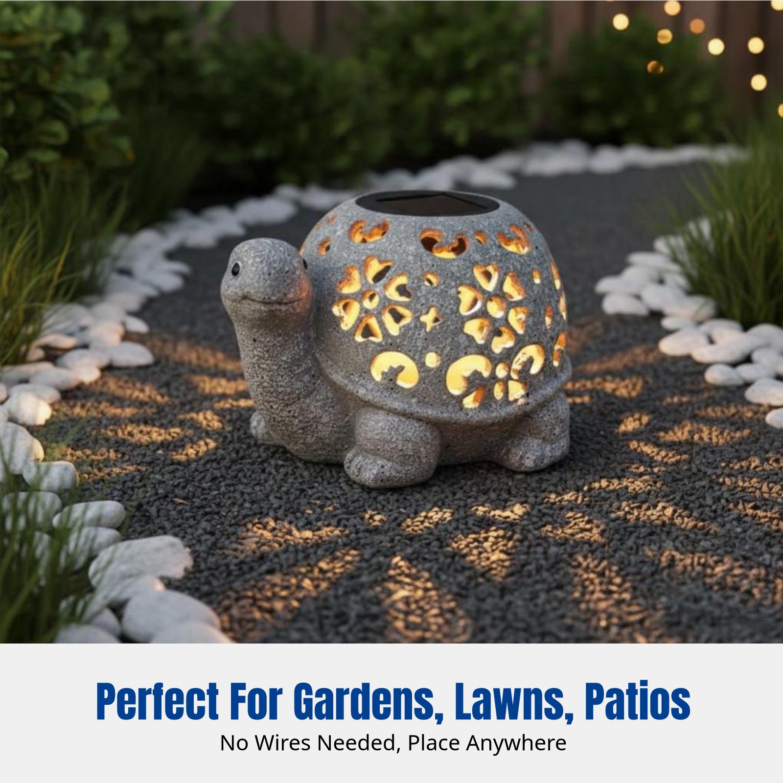 Garden Decor, Solar Hollow Tur - Resin Crafts avaliação e preço