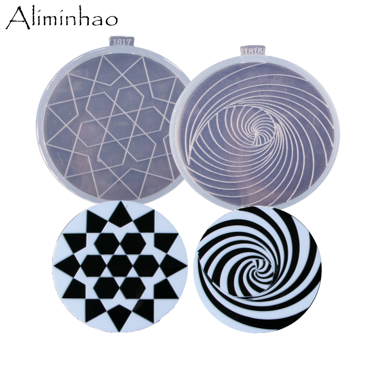 DY1817 Shiny 4.9 inch Geode Co - Geode Mold Silicone avaliação e preço