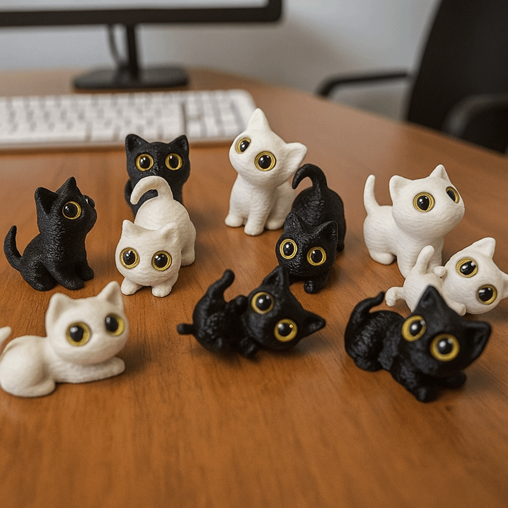 PLA Halloween Cat Anime Figure - Resin Craft Ideas avaliação e preço