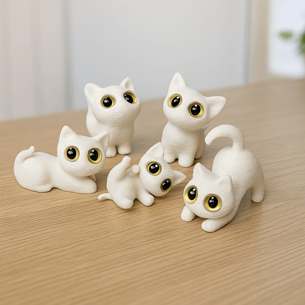 PLA Halloween Cat Anime Figure - Resin Craft Ideas avaliação e preço