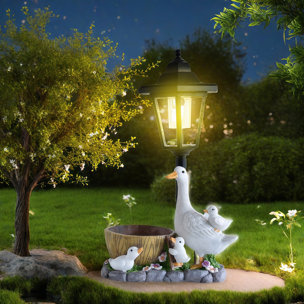 Solar Duck Night Light Garden  - Resin Craft Supplies avaliação e preço